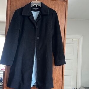 Anne Klein Classic Black Trench Coat